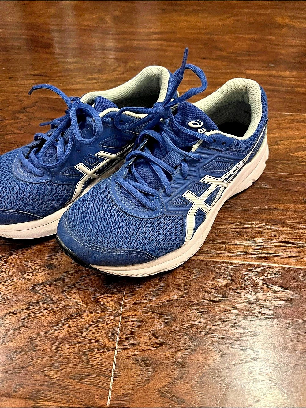 ASICS GEL-Contend 4 Athletic Shoes Blue & White US 6.5